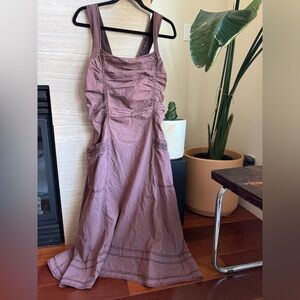 Pilcro Anthropologie Ruched Square-neck Dress, Size XL